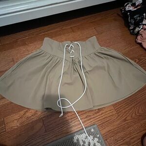 SHEIN Tan Mini Skirt